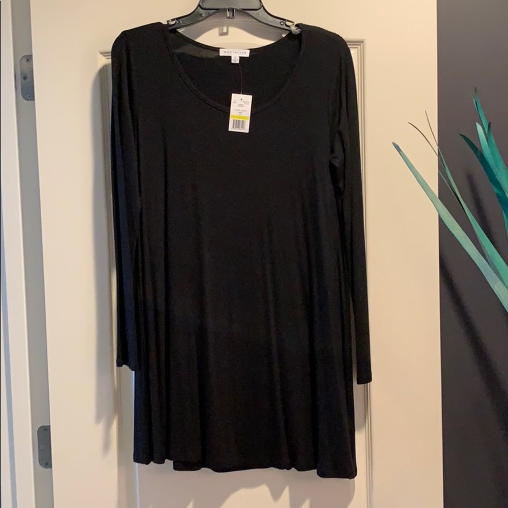Black Stretchy Long Sleeve Dress. Never worn.